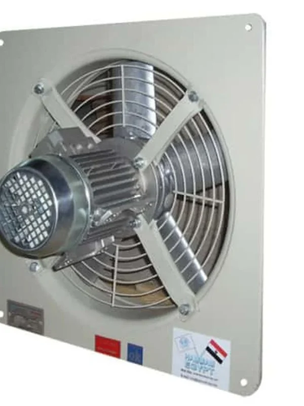مروحة شفط جدارية محورية AW 504 من Hammam – تدفق 4700 CFM – محرك أوروبي 460 فولت 3 فاز، IP55، Class F